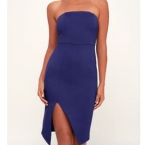 Lulu's midi dress with slit